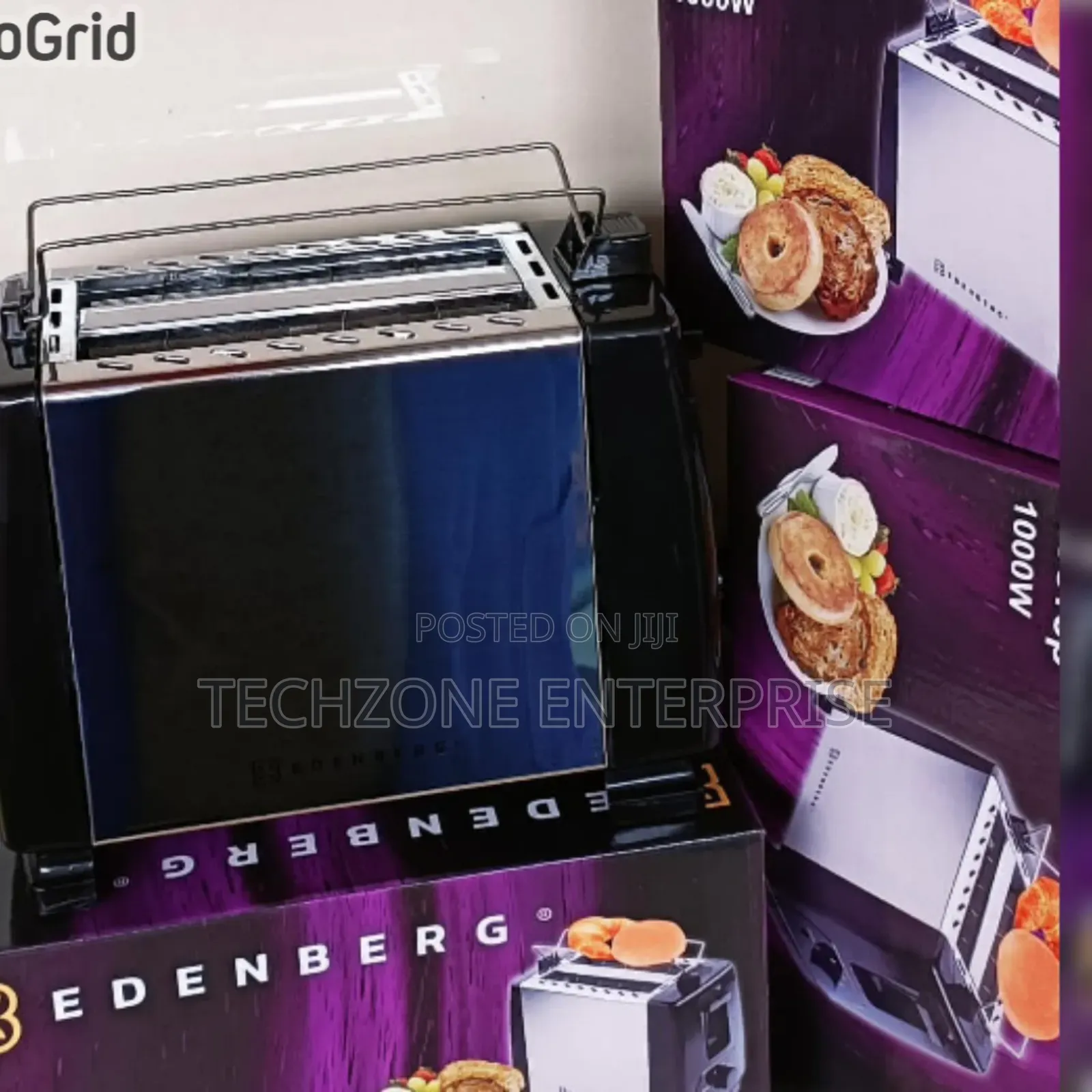 Edenburg 2 Slice Toaster With Defrost Function 