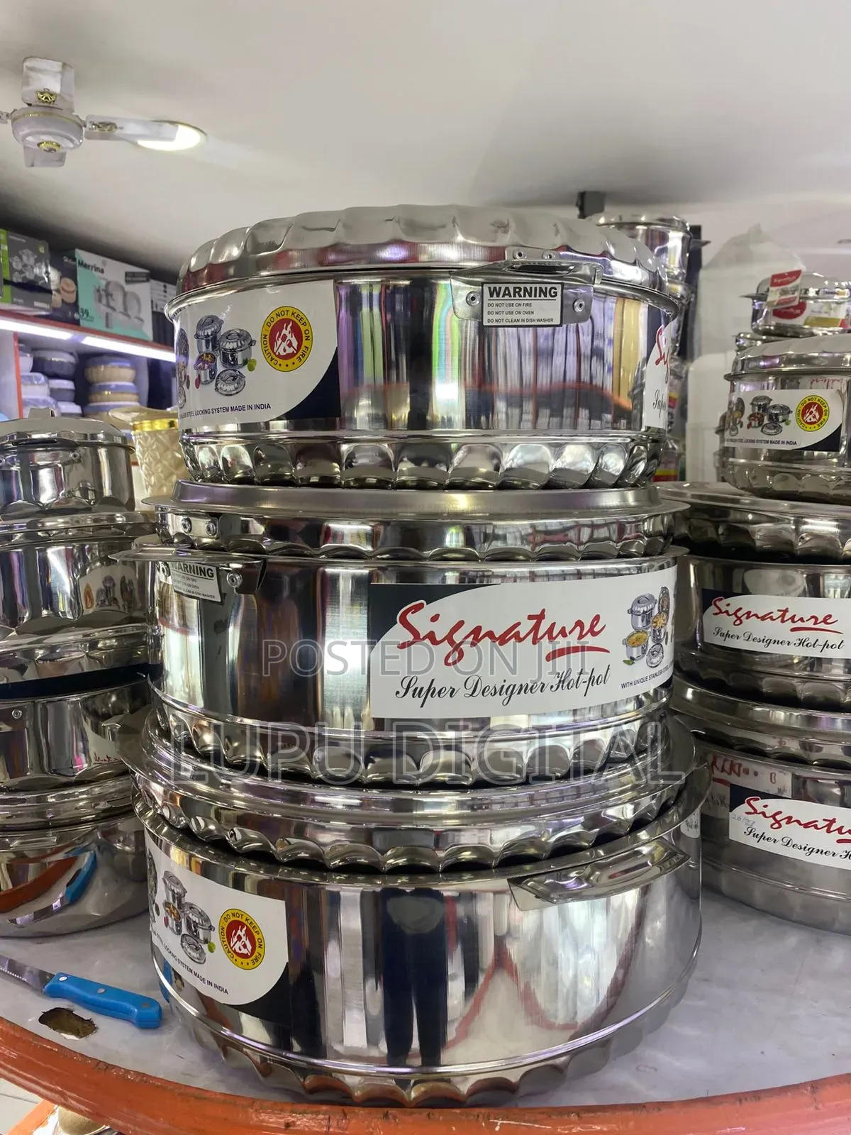 10,15,20lts Signature 3pc Hot Pots Ara Available