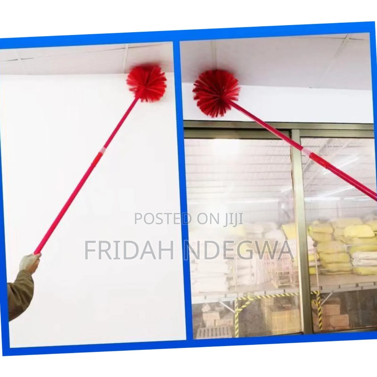 *Extendable Cobweb Broom With Extension Pole,