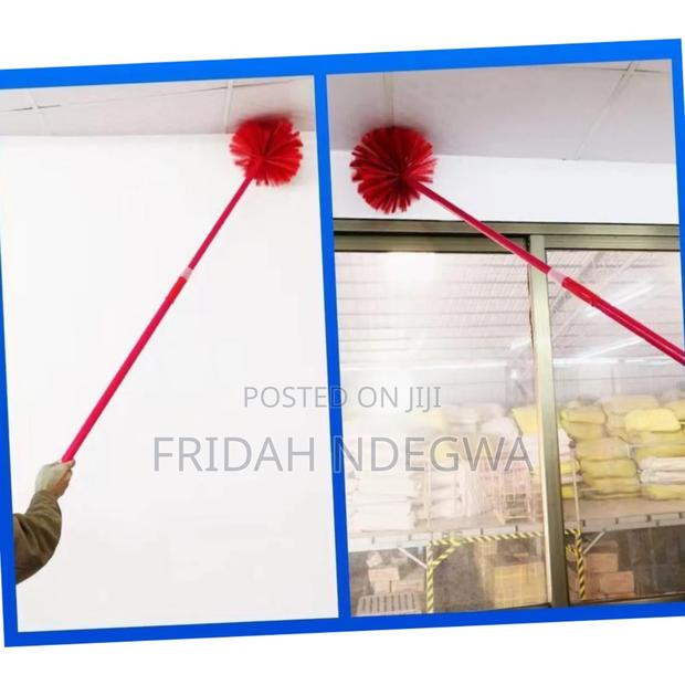 *Extendable Cobweb Broom With Extension Pole,