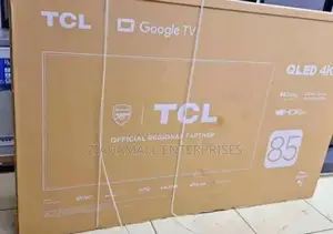 "Experience Cinematic Brilliance With TCL 85'' Qled Smart Tv
