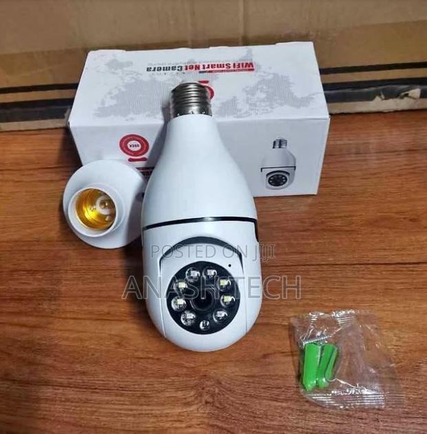 Security PTZ Lens Bulb Camera 360 V380 Bulb PTZ New - main view