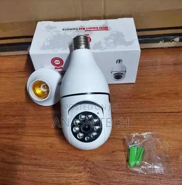 Security PTZ Lens Bulb Camera 360 V380 Bulb PTZ New