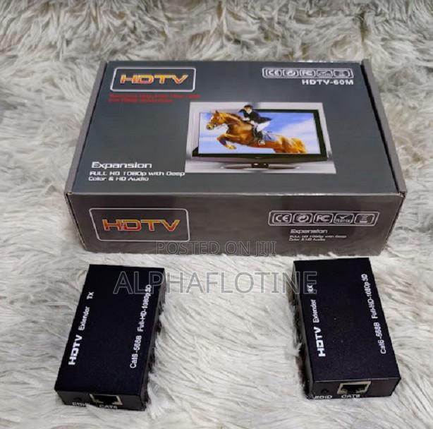 60 Meter HDTV Extender (Tx + Rx) via Single Rj45 Cat6e