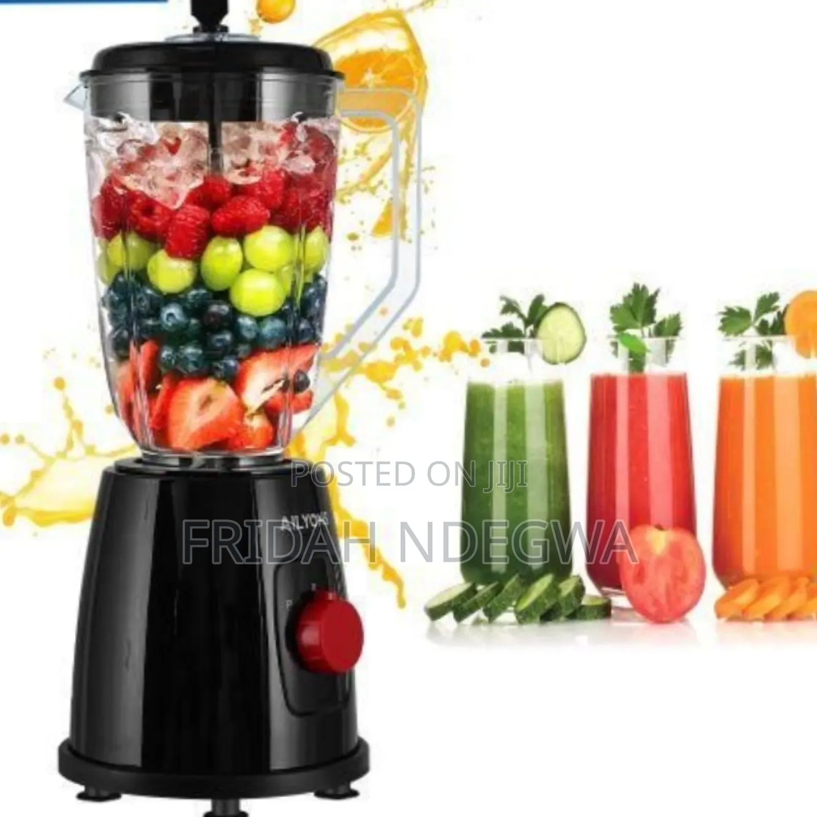 Ailyons Tyb 205 
2 In 1 Countertop Blender & Grinder-fruit Mixer
