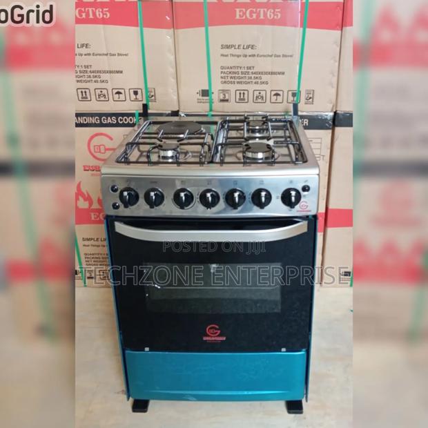 Eurochef 3 Gas+1 Hotplate 60* 65cm Cooker With Electric Oven 