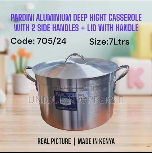 Pardini Aluminium Deep Casserole 7ltrs - main view