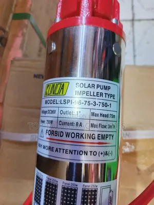 Kunda 75m Head 750watts Solar Submersible Pump