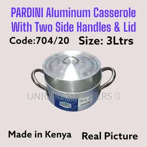 Pardini Aluminum Casserole With 2side Handles and Lid Size:3ltrs