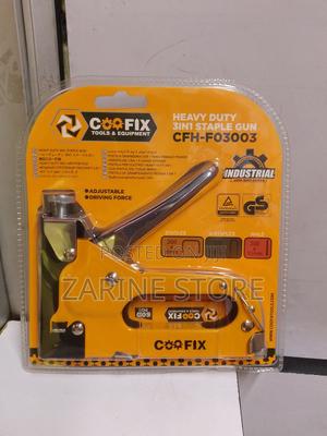 Heavy Duty 3 in 1 Staple Gun Adjustable Driving Force Easy - thumbnail 2