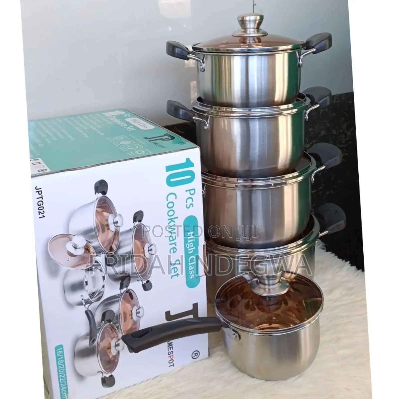 10 Pcs Jp Stainless Cookware