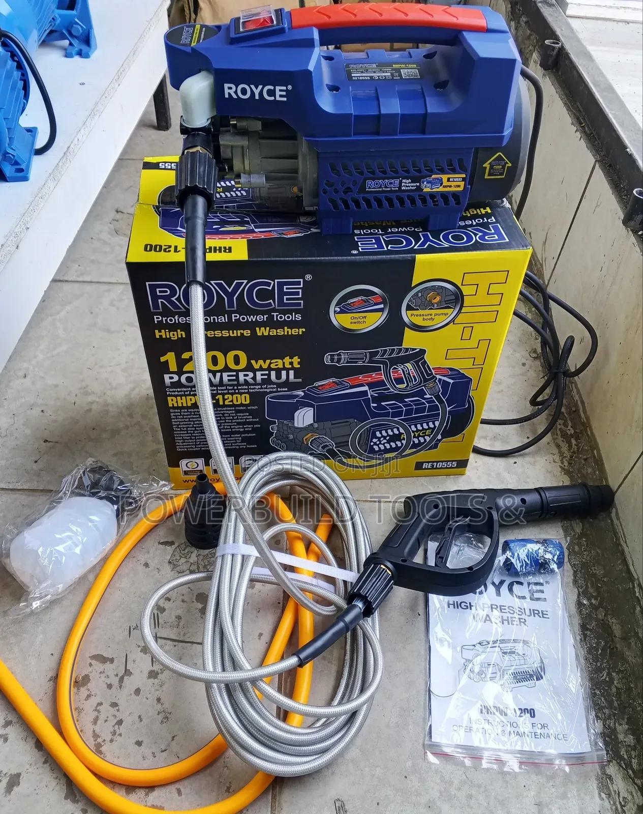 1200w Electric Pressure Washer Royce Brand