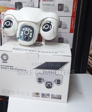 Triple Lens 4g Solar CCTV Cameraoutdoor 4g Camera