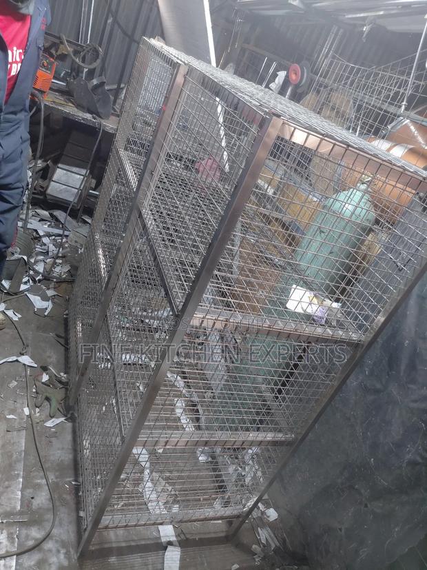 Stainless Steel Wire Mesh Shelf.