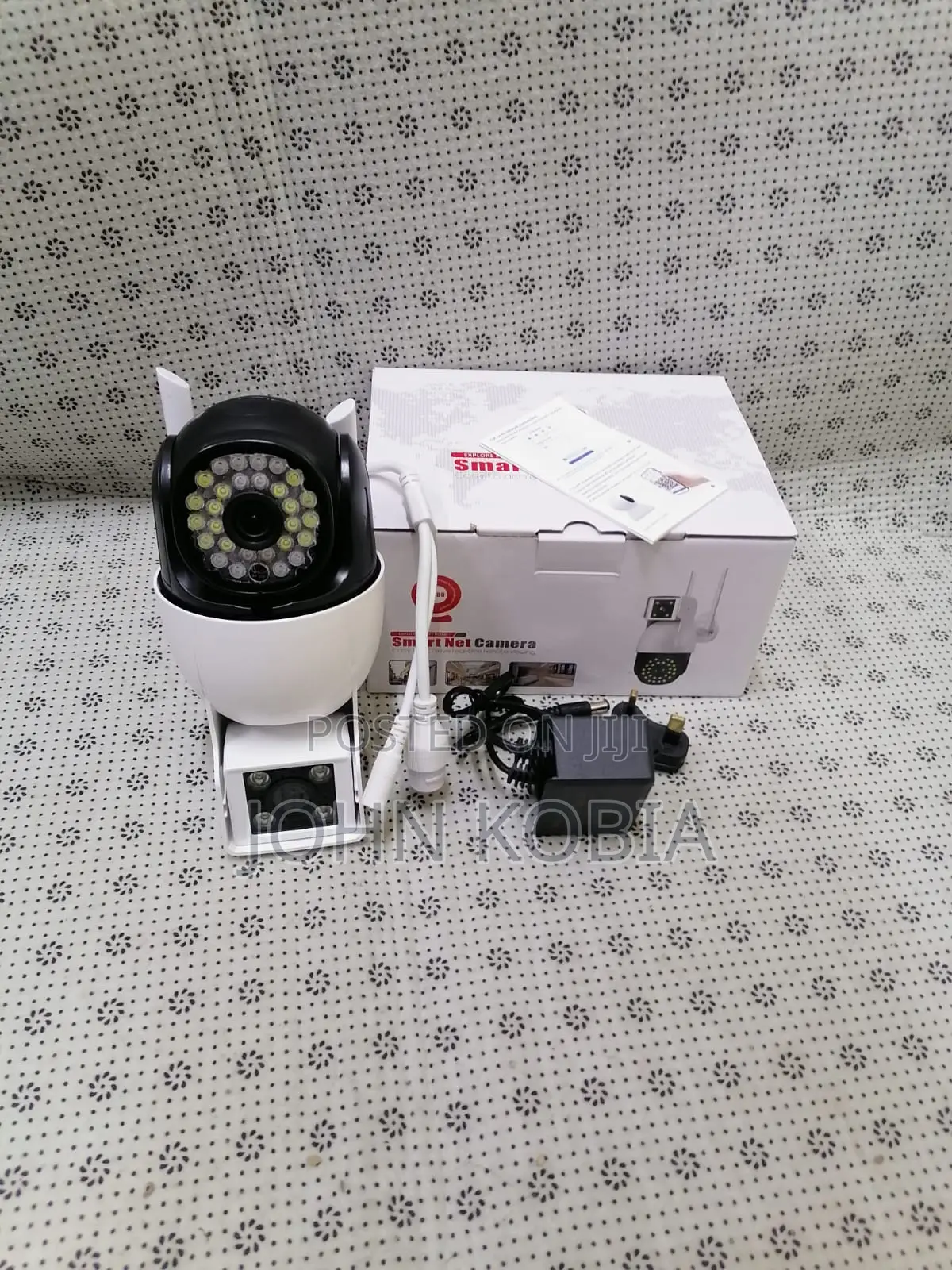 Smart Net Camera – Full Hd Outdoor PTZ Camera (White Body, Dual Lens)