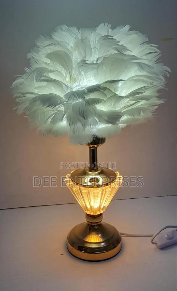 Crystal Feather Lamp Table - thumbnail 2