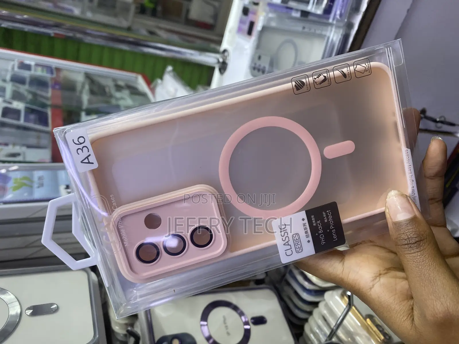 Kiegrn Translucent Matte Samsung Galaxy A36 Magsafe Case