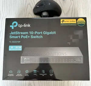 Tp-Link 8 Port Tl-Sg2210p Gigabit Smart Poe + Tl-Sg2210p