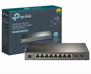 Tp-Link 8 Port Tl-Sg2210p Gigabit Smart Poe + Tl-Sg2210p