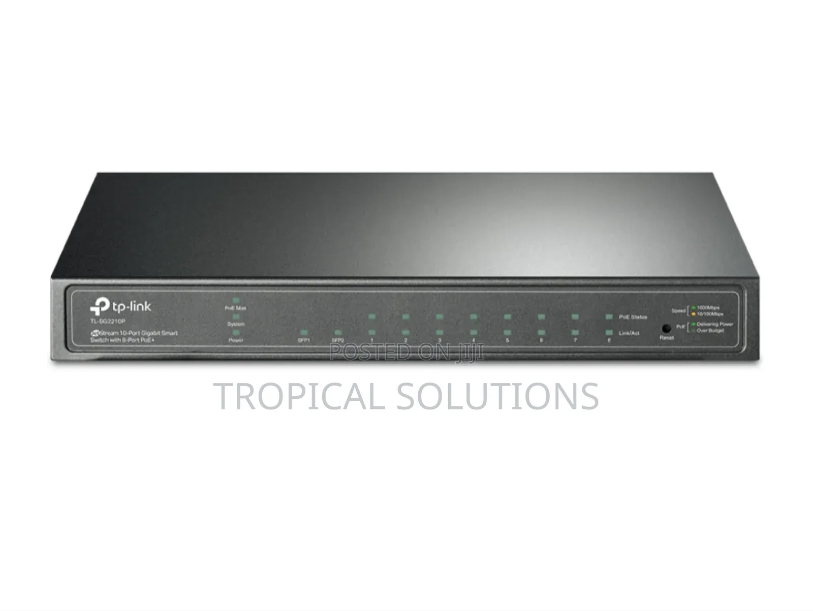 Tp-Link 8 Port Tl-Sg2210p Gigabit Smart Poe + Tl-Sg2210p
