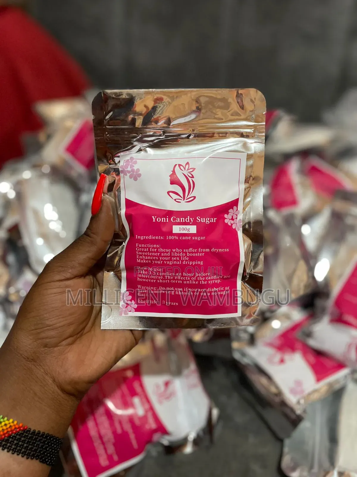Yoni Candy Sugar Libido Booster 100g for Women