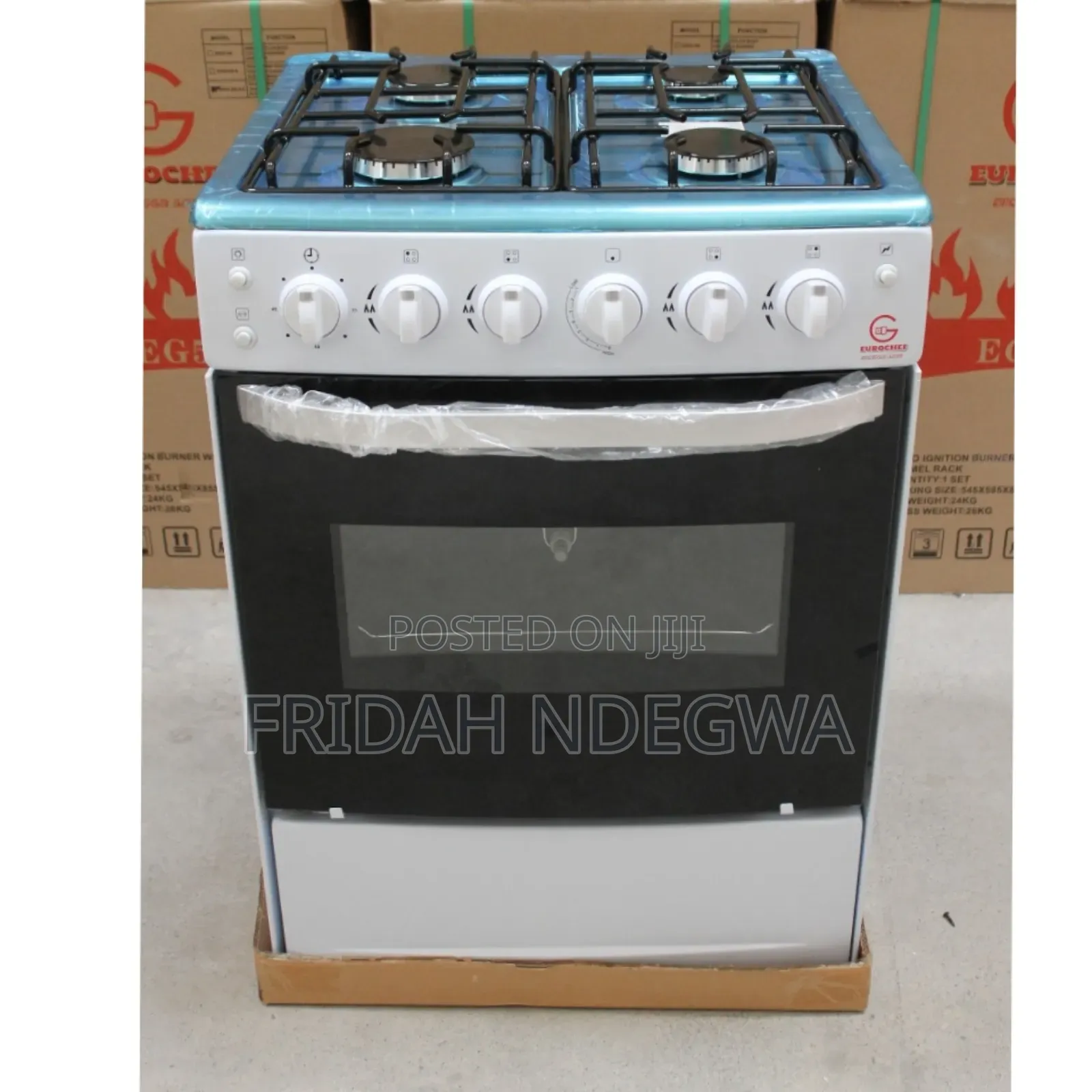Eurochef 60*60 Full Gas With Safety Detector,