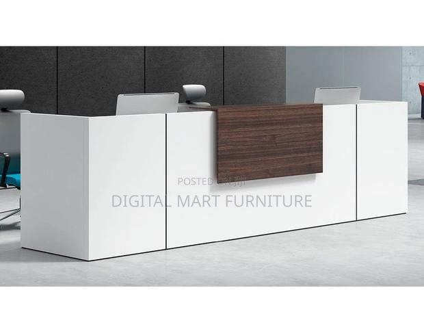 Office Desk: 1.4 Meter White Nice Office Desk - thumbnail 2