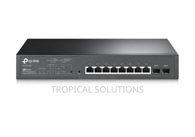 Tp-Link Jetstream 10 Port Tl-Sg2210mp Gigabit Switch With 8 Poe