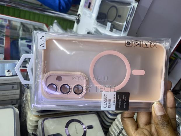 Giftkart Matte Frosted Translucent Cover Case for Samsung Galaxy A55 - main view