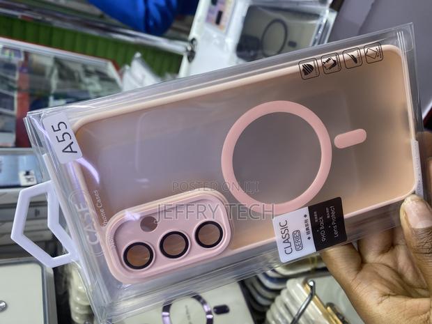 Giftkart Matte Frosted Translucent Cover Case for Samsung Galaxy A55 - thumbnail 2