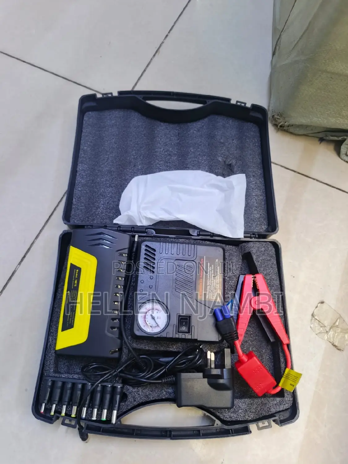 Portable Car Jump Starter Kit