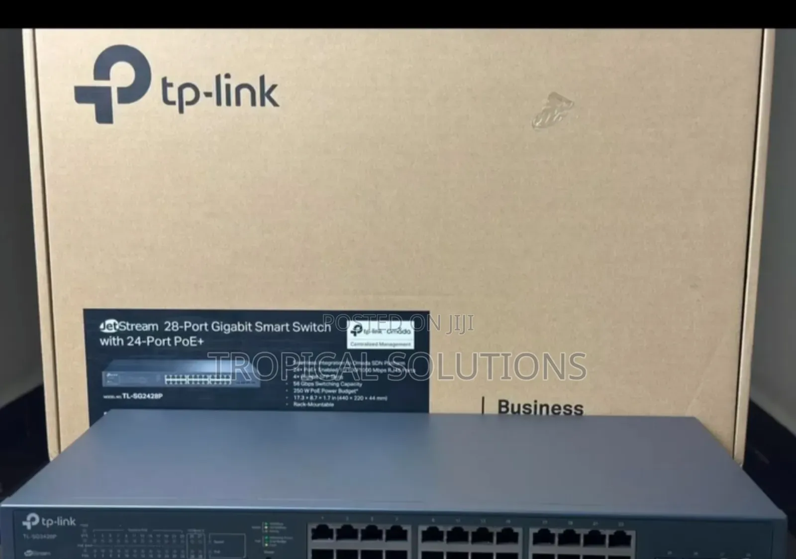 Tp-Link 28-Port 1000mbps Jetstream Gigabit Switch 24-Port Poe