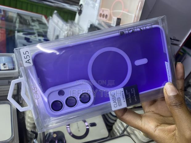 Cwerty Translucent Magsafe Case for Samsung Galaxy A55 5g - thumbnail 3