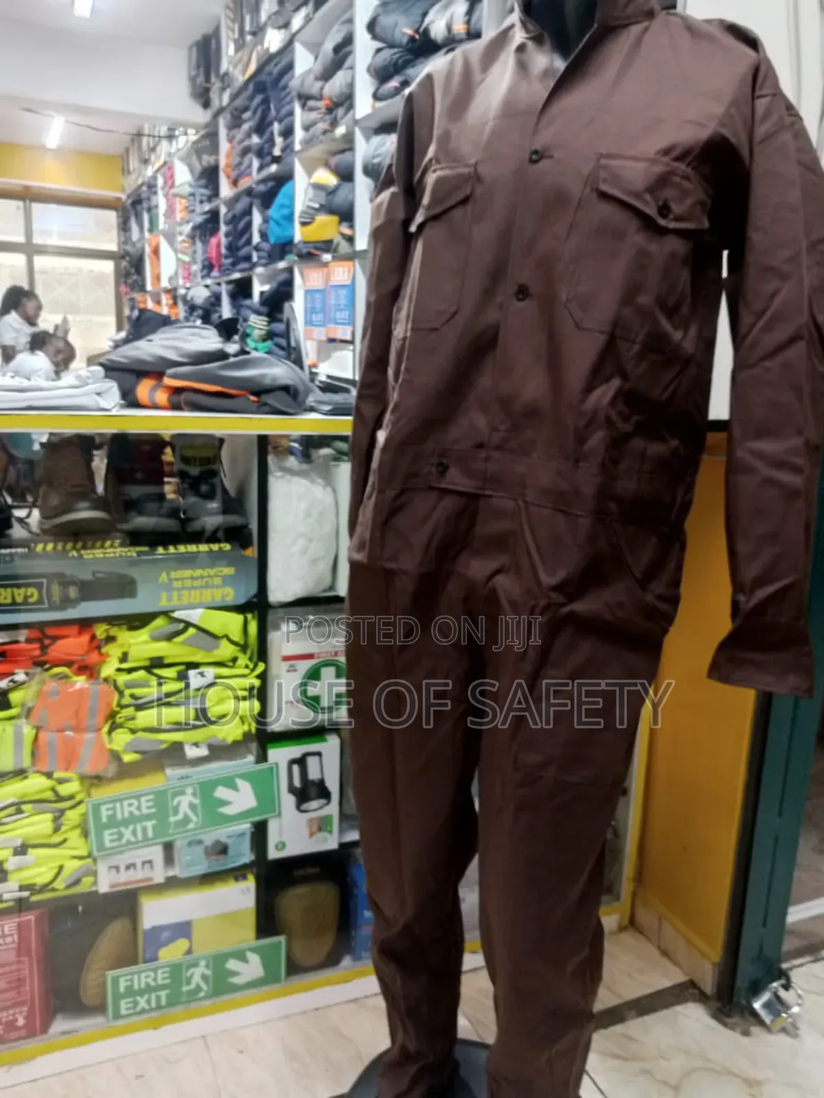 Brown Colored Safety Coveralls