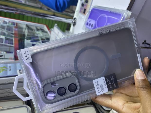 Bwerty Translucent Magsafe Case for Samsung Galaxy A55 - thumbnail 3