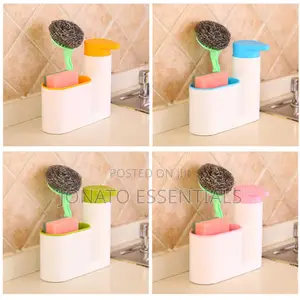 Sink Tidy, Liquid Soap Detergent Dispenser Bottle