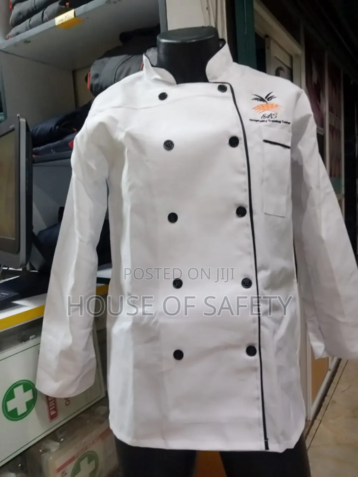 Double Chest Chef Jackets in White