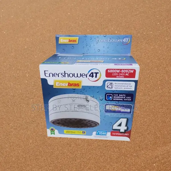 Durable Reliable Design Enerbras Enershower 4t Instant Hot Shower Head