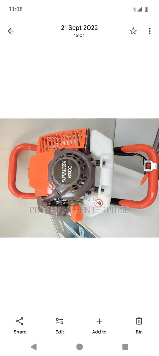 Earth Auger With 3bits - main view