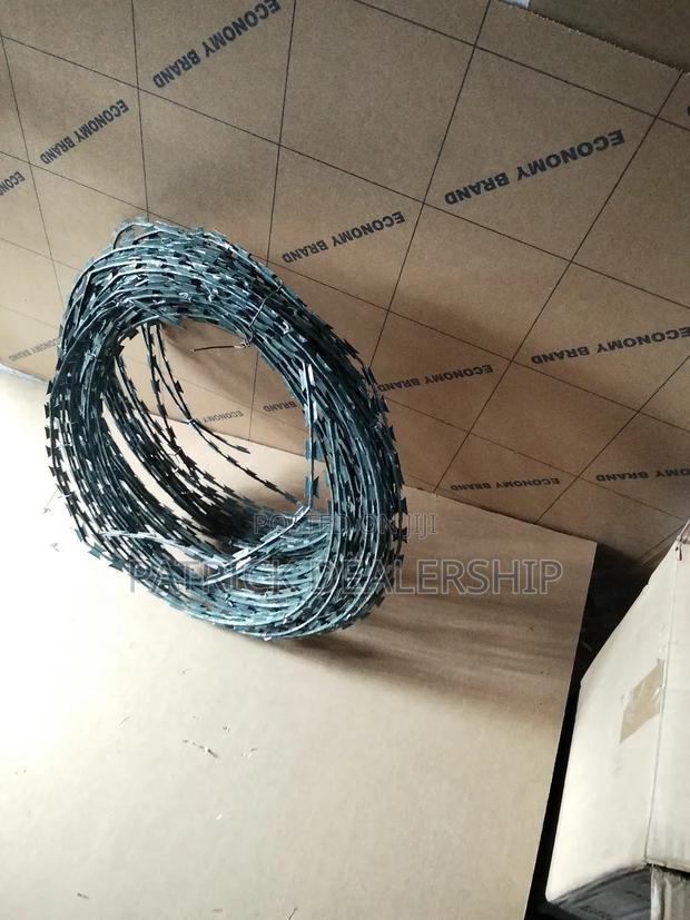 Heavy Duty Green Razor Wire