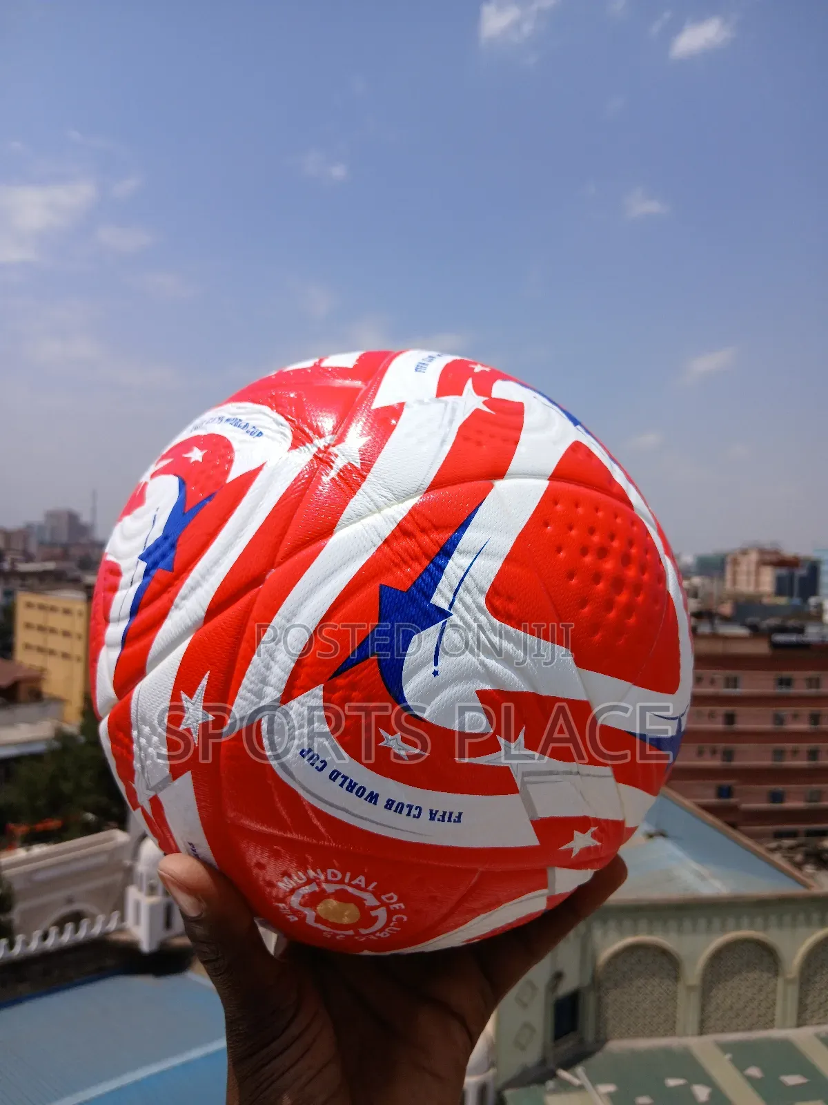 Adidas Club World Cup Red Football/Soccer Ball