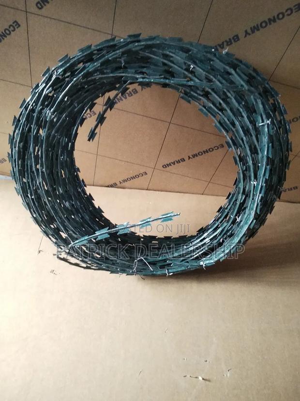 Coated Galvanized Razor Wire - main view