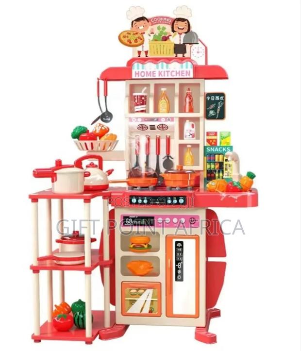 73 Pieces Toy Kitchen Playset For Kids - main view