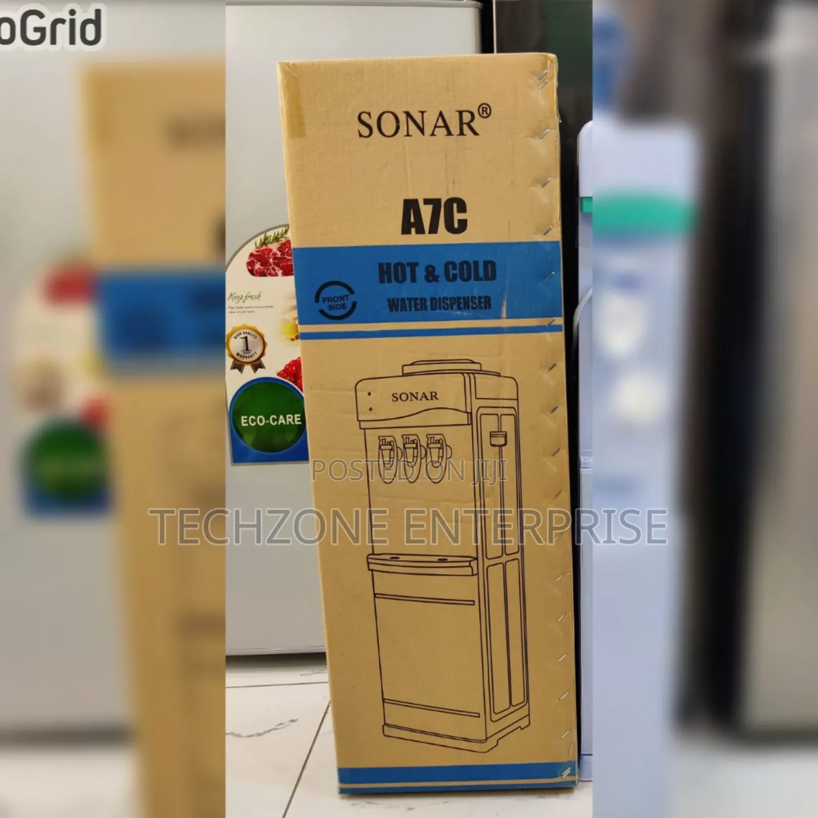 Sonar Hot Normal and Cold A7c 3 Taps Water Standing Dispenser 