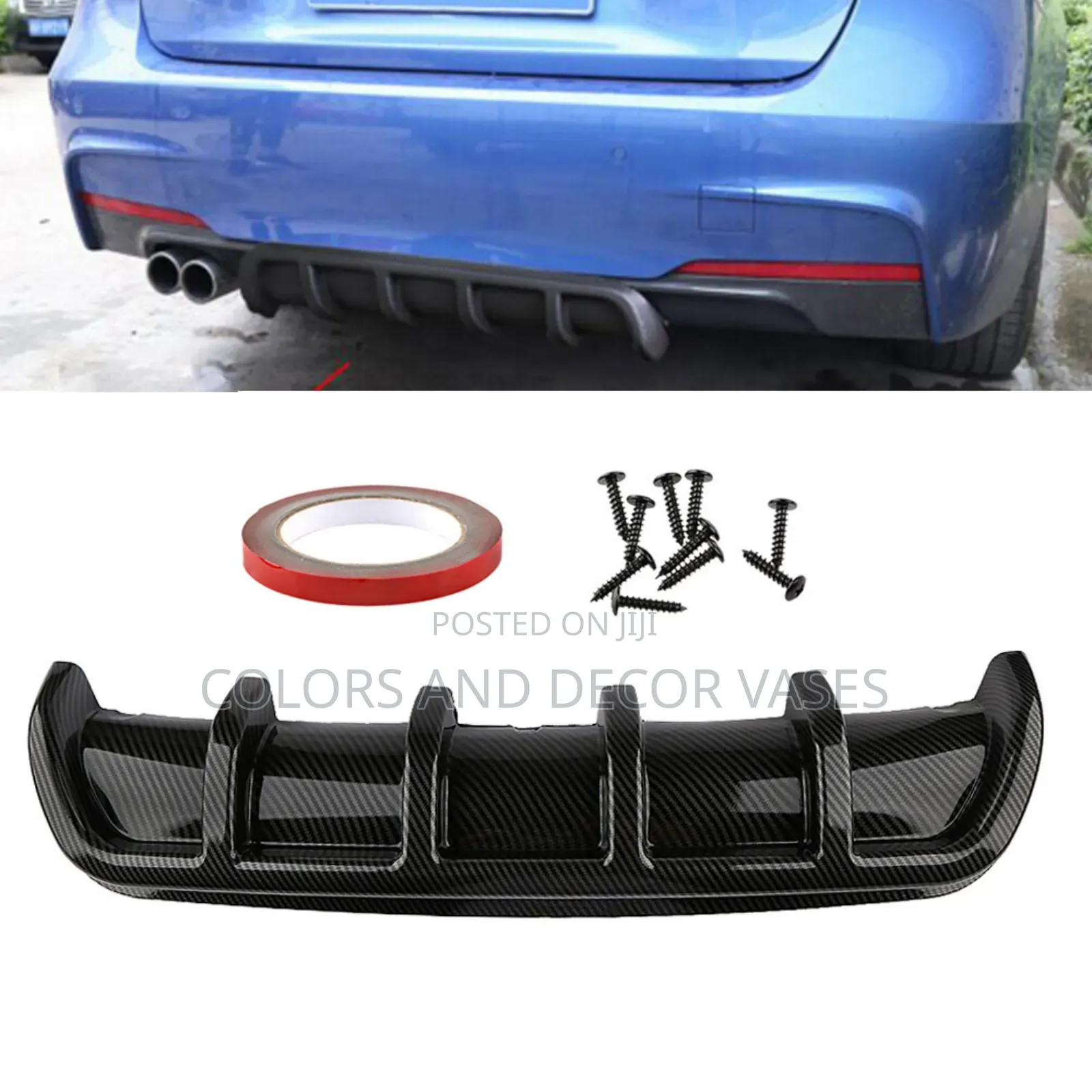Shark Fin Diffuser, Universal Rear Bumper Diffuser for Cars