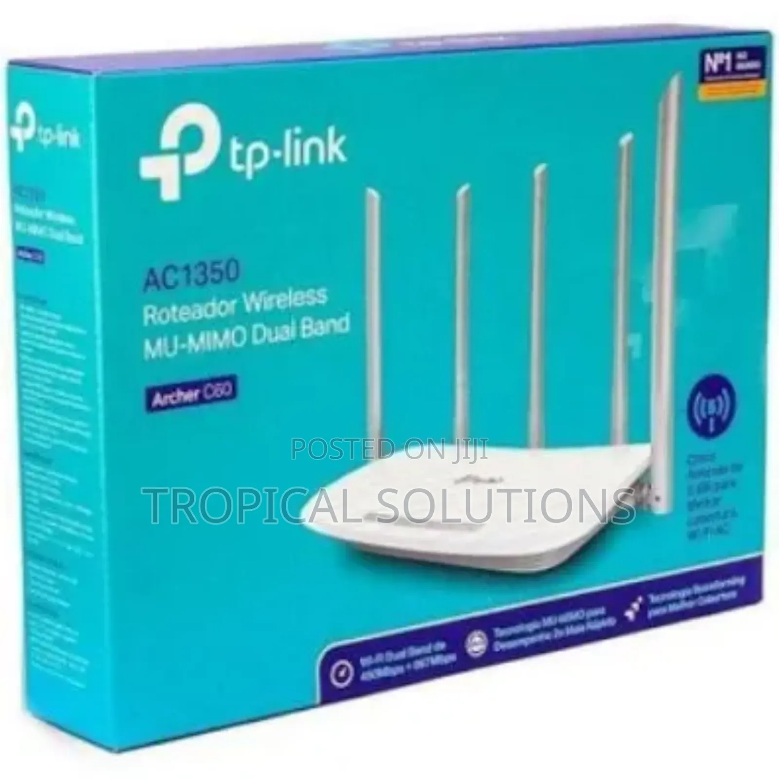 Tp-Link Ac1350 Wireless Dual-Band Tl-Archer C60 Router