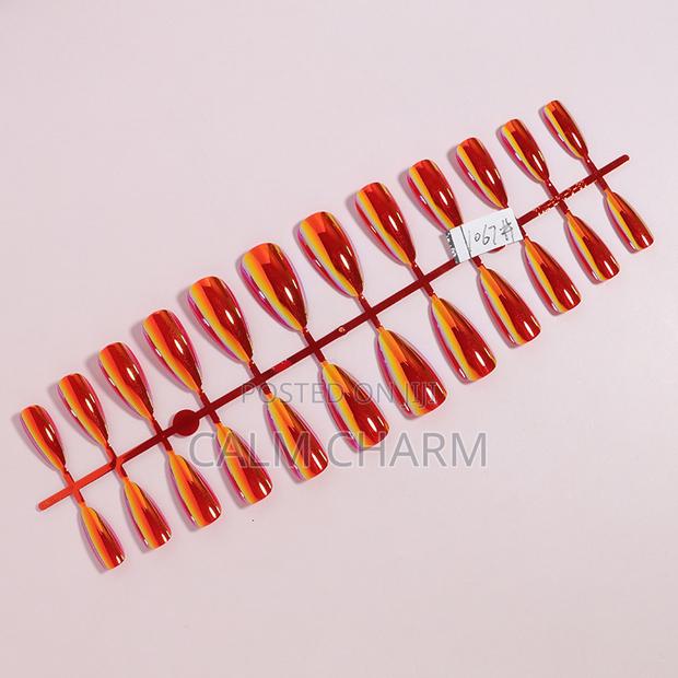 24pcs Solid Chrome Colour Press-on Nails - thumbnail 4
