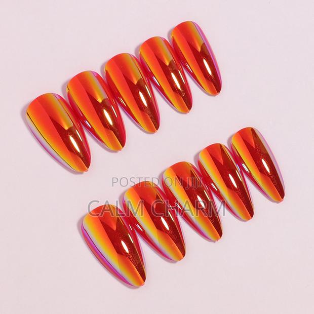 24pcs Solid Chrome Colour Press-on Nails - thumbnail 5