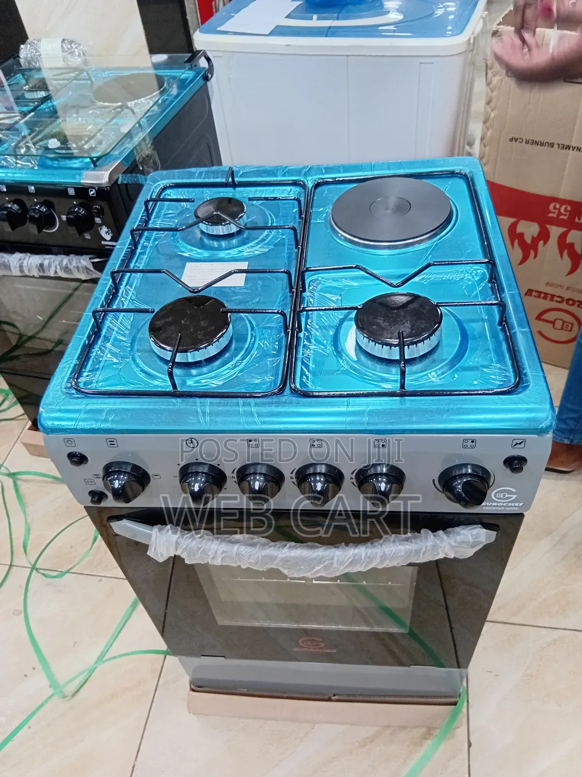 Eurochef Cooker 50x55 3+1 Cooker