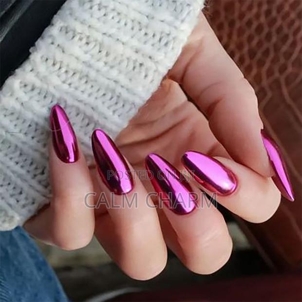 24pcs Solid Chrome Colour Press-on Nails - thumbnail 7